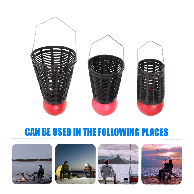 🔥🎣Badminton Shape Lure Fishing Bait Cage🪝