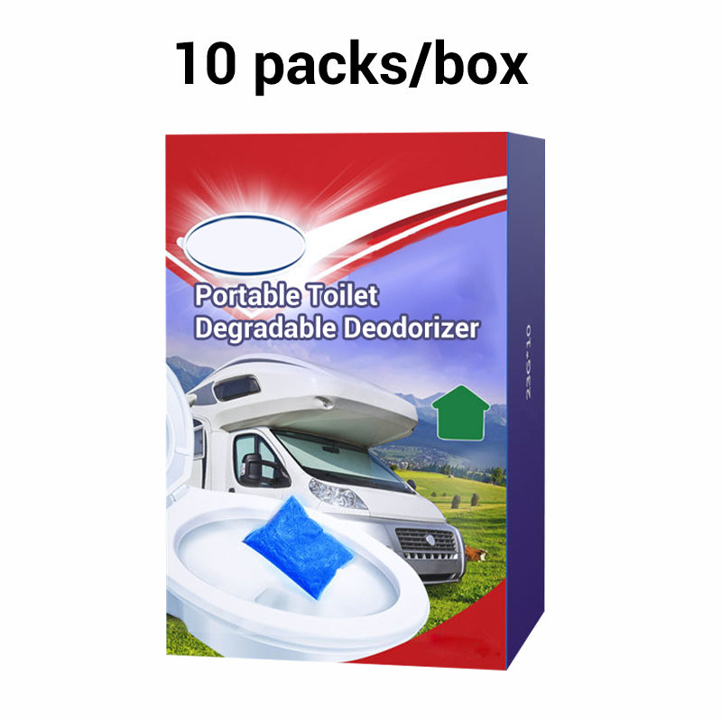 🌿🚾Biodegradable Portable Toilet Deodorizer🌬️ Effective Odor Elimination, Keep Restrooms Fresh!
