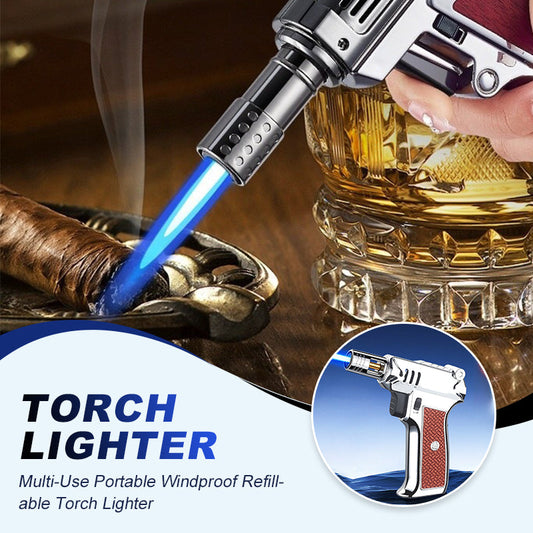 🔥Hot Sale🔥Multi-Use Portable Windproof Refillable Torch Lighter