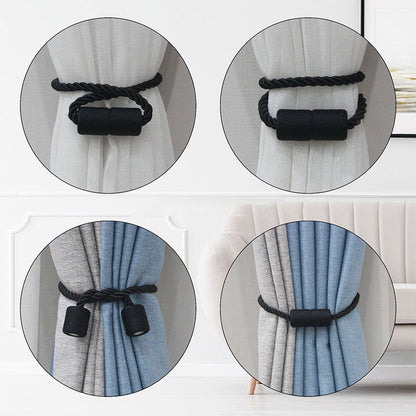 🌈 No-Install Magnetic Curtain Tiebacks 🧲