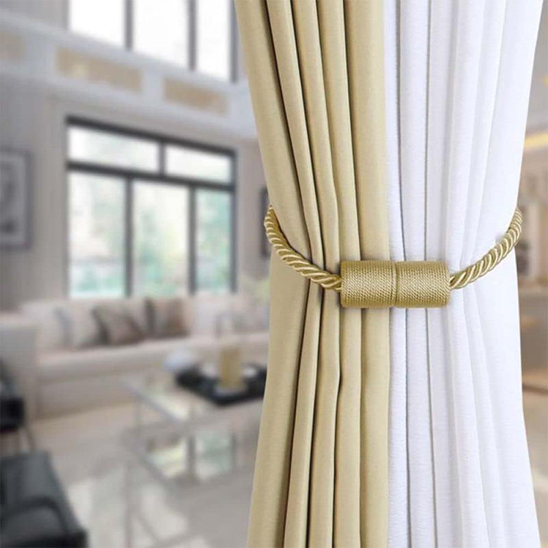 🌈 No-Install Magnetic Curtain Tiebacks 🧲