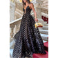 🫅The Queen's Dress👑Spaghetti Strap Polka Dot Maxi Dress