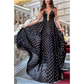 🫅The Queen's Dress👑Spaghetti Strap Polka Dot Maxi Dress