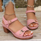 👡The Summer Hot Sale 50% OFF🥰Women's Chunky Heel Sandals