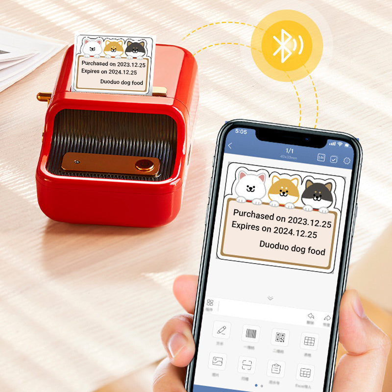 🔥2025 Hot Sale🔥Intelligent Bluetooth Portable Label Printer