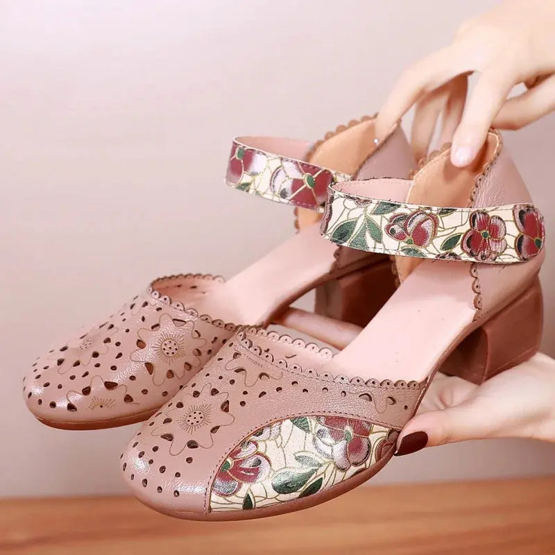 🌞2025 Summer New Collection👡Women's Comfortable Vintage Toe Wrap Sandals