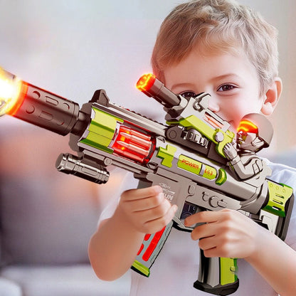 🔥Kid's Electric Submachine 🔫Toy with Smoke & Vibration Effects