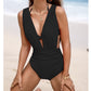 🏖️ Women's Tie Solid Color Swimsuit 2-PCS Set