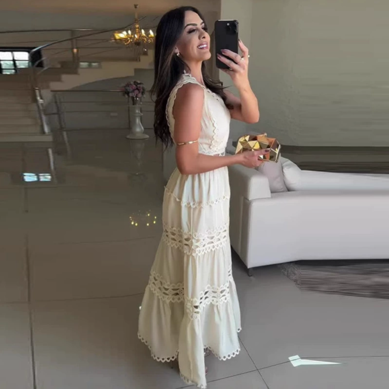 💕Limited Time 64% Off💕V-Neck Sleeveless Dress with Cut-Out