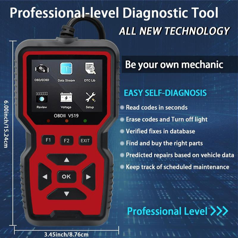 🔥Hot Sale🔥OBD2 Scanner Car Engine Diagnostic Tool
