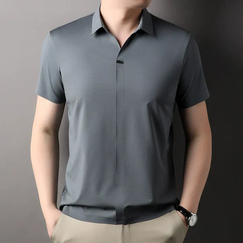 🔥👔Spring Sale 50% OFF🤵‍♂️Men's Breathable Short Sleeve Collar Shirt