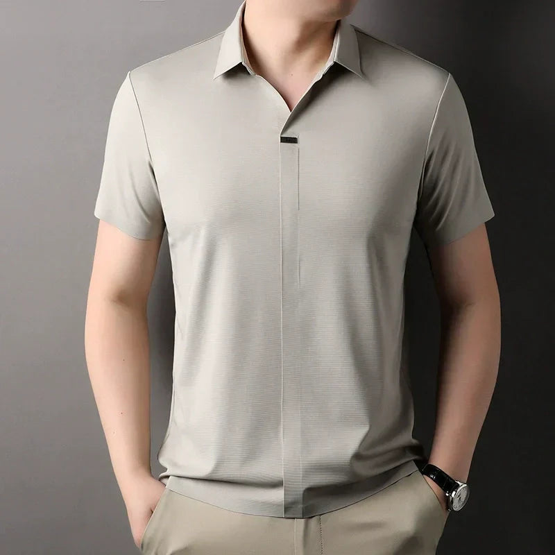 🔥👔Spring Sale 50% OFF🤵‍♂️Men's Breathable Short Sleeve Collar Shirt