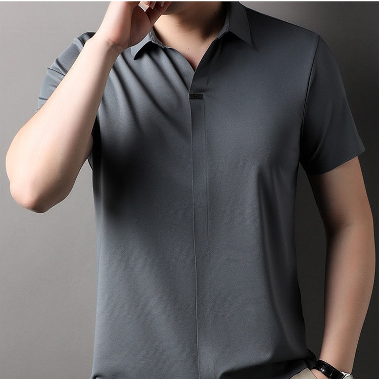 🔥👔Spring Sale 50% OFF🤵‍♂️Men's Breathable Short Sleeve Collar Shirt