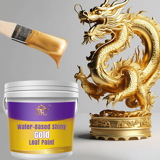 ✨Water-Based Shiny Gold Leaf Paint