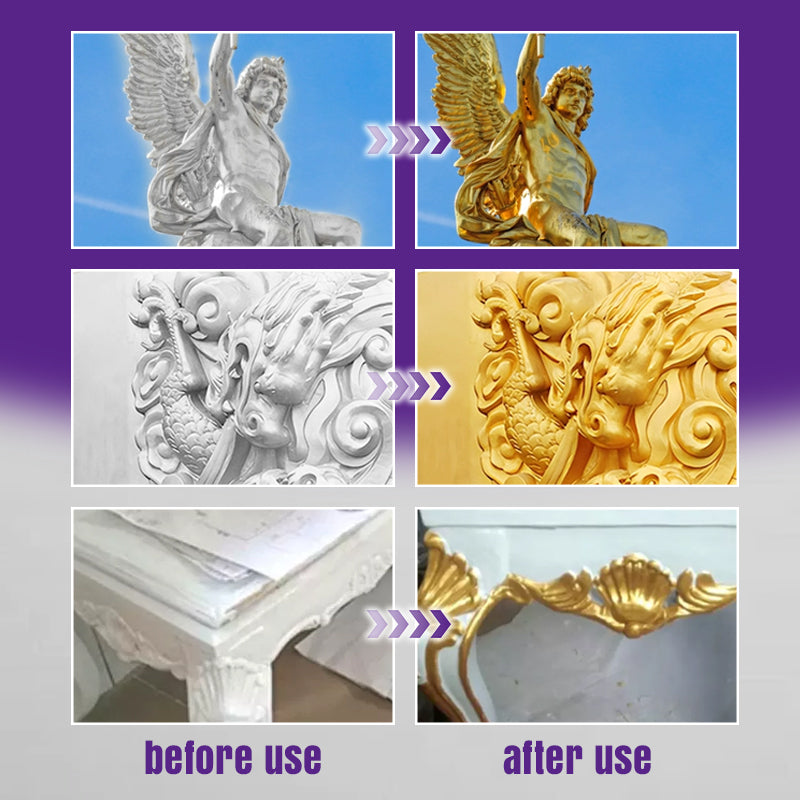 ✨Water-Based Shiny Gold Leaf Paint