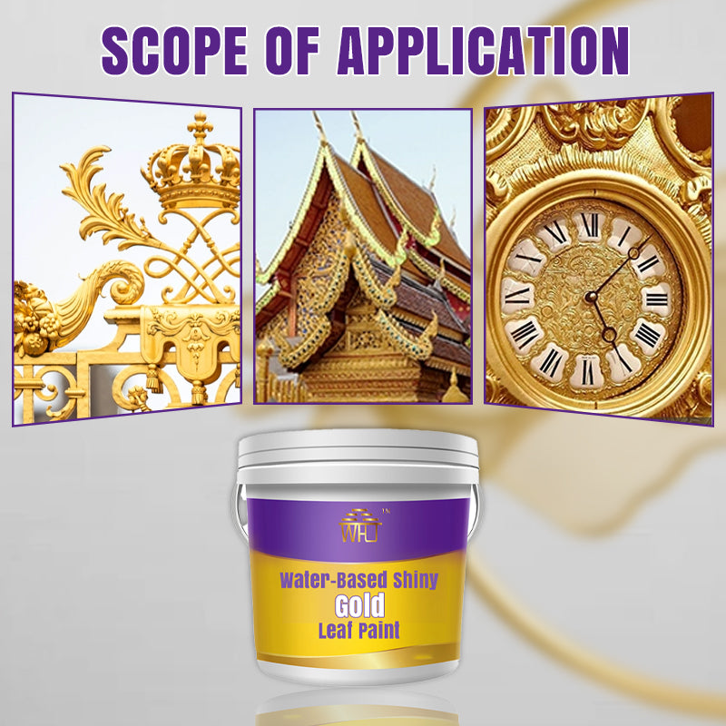 ✨Water-Based Shiny Gold Leaf Paint
