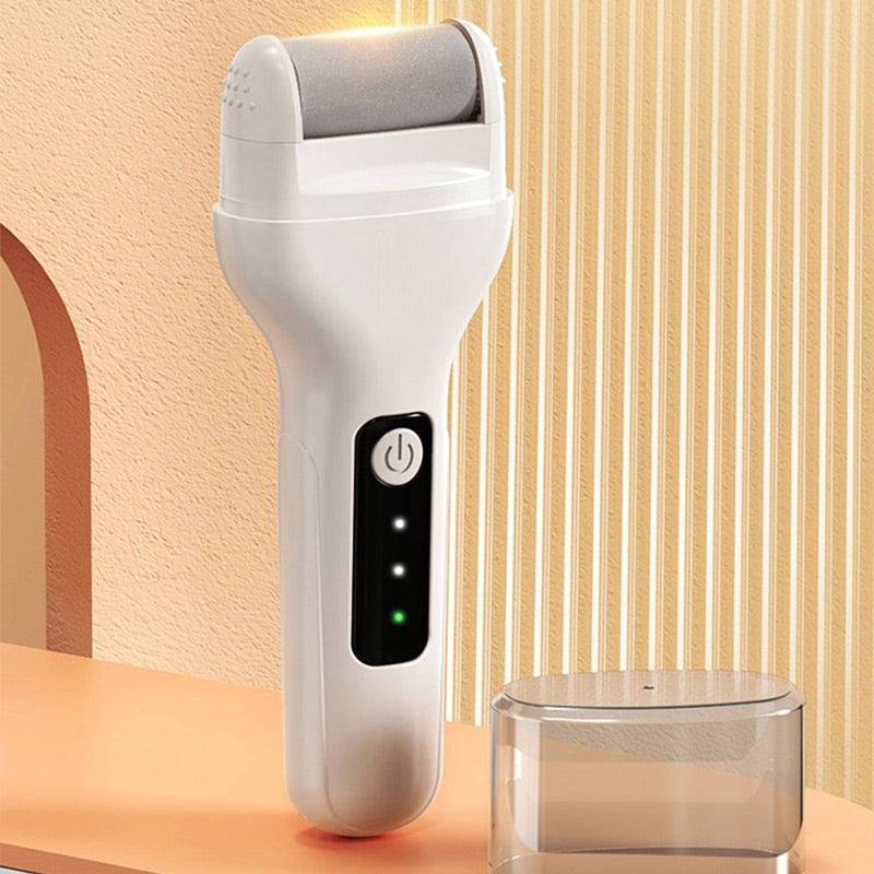 🔋🦶Rechargeable Electric Foot Exfoliating Scrubber🌟 Gently Exfoliates, Smooths Feet, Essential for Home Pedicures!