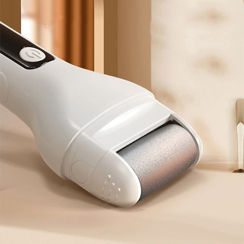🔋🦶Rechargeable Electric Foot Exfoliating Scrubber🌟 Gently Exfoliates, Smooths Feet, Essential for Home Pedicures!