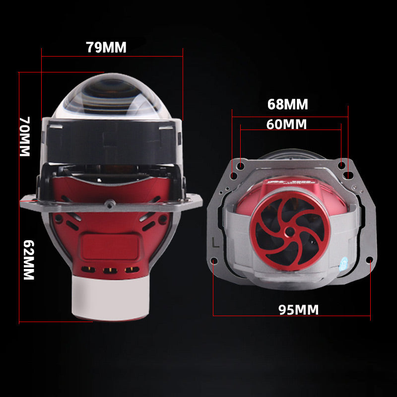 🔥Limited-time offer: $100 OFF🚗LED Dual-light Follower Lens Car Headlamps