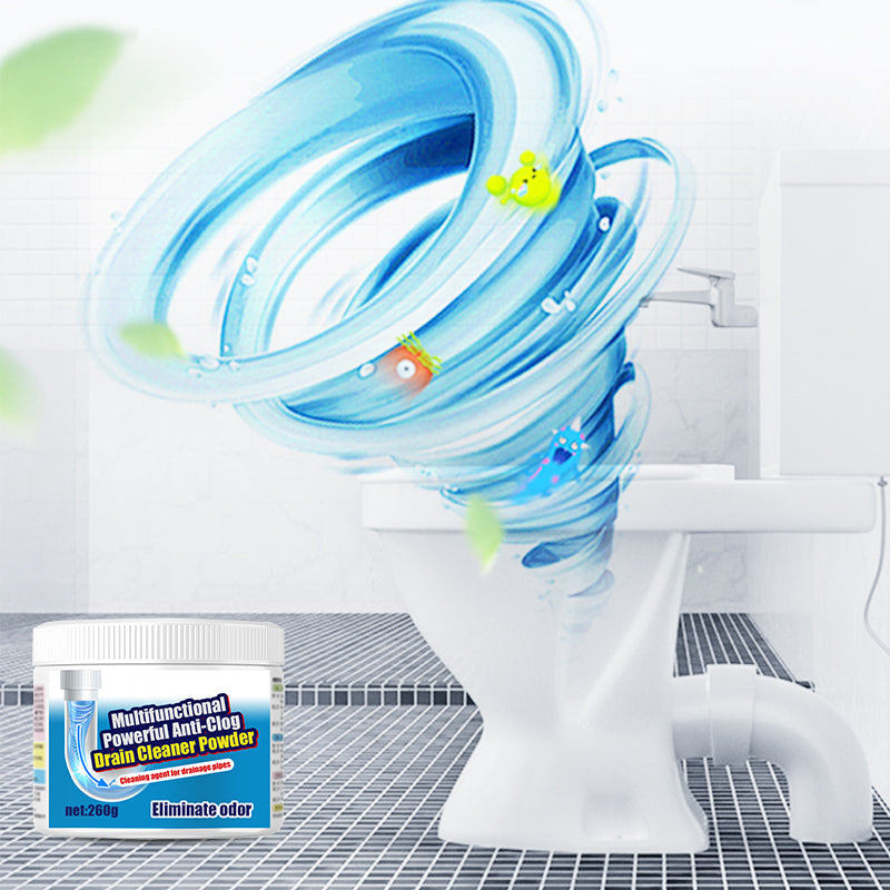 🔥🚽A must-have for every household🫧Multifunctional Powerful Anti-Clog Drain Cleaner Powder