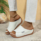 🔥 2025 Women's leisure mules with wedge heel 💥 60% off! 🎉Stylish casual fashion, comfortable and elegant, the perfect compliment for any occasion.