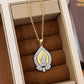 📿2025 Spring New Arrivals🎁😍Retro Style Gold Tower Rhinestone Pendant