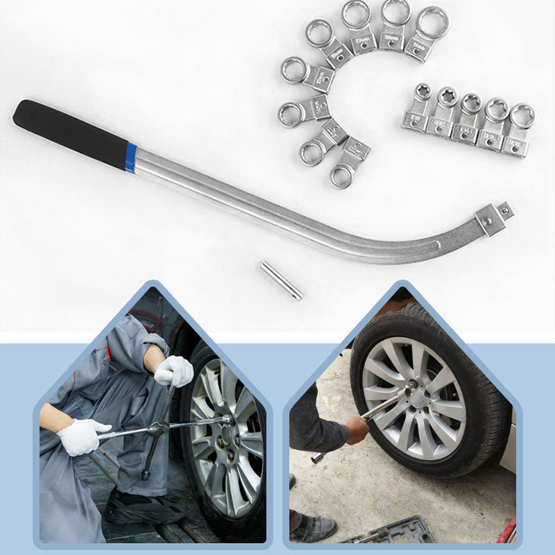 🔧Super helper🔥15 Piece Portable Replaceable Head Belt Wrenches Set ✈️Free Shipping✈️