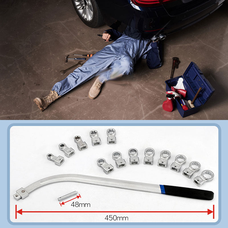 🔧Super helper🔥15 Piece Portable Replaceable Head Belt Wrenches Set ✈️Free Shipping✈️