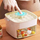 🔥Essentials for Summer🧊2 Tier Convenient Push-In Ice Cube Mold with Tray Case