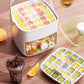 🔥Essentials for Summer🧊2 Tier Convenient Push-In Ice Cube Mold with Tray Case