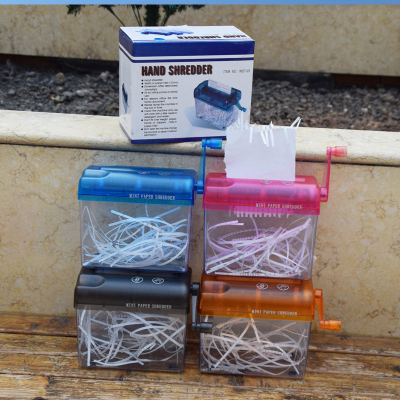 ✂️Mini Hand Crank Paper Document Shredder