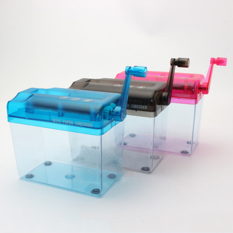 ✂️Mini Hand Crank Paper Document Shredder