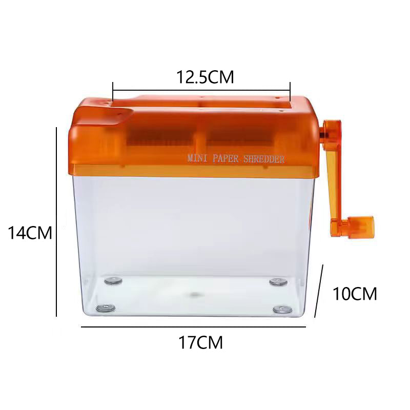 ✂️Mini Hand Crank Paper Document Shredder