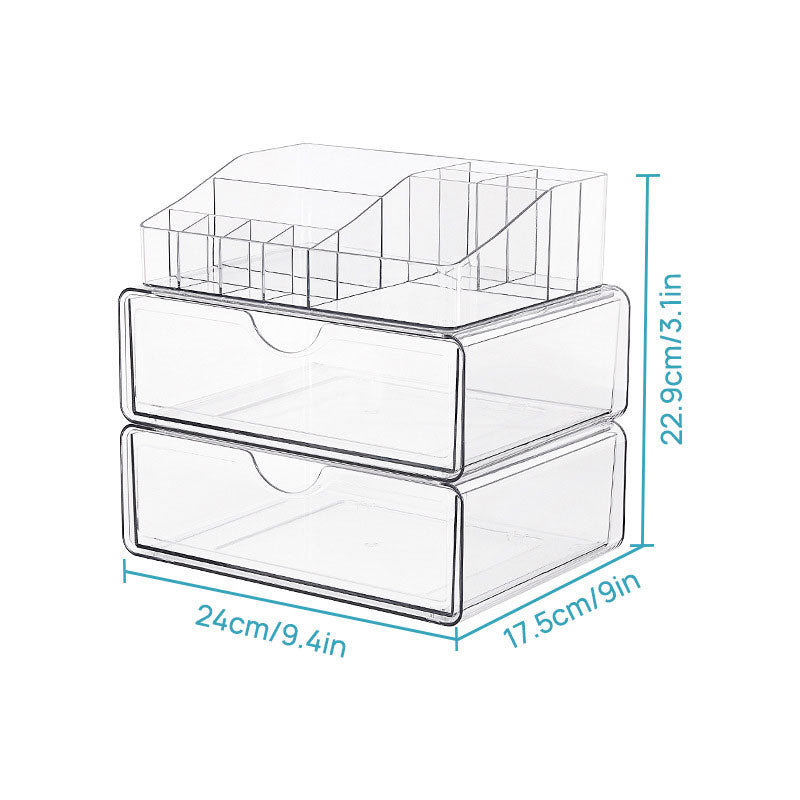 💄Large Capacity Drawer Transparent Organizer