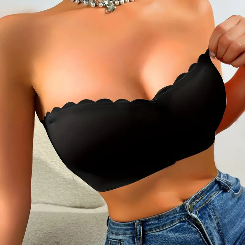 🔥 Last Day 54% OFF! 🔥BUY 2 GET 1🔥 Seamless Front Closure Strapless Bandeau Bra – Comfort & Support All Day! 💖