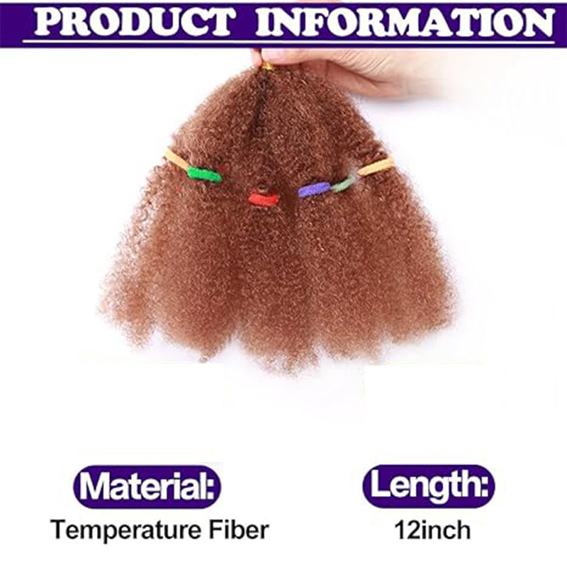 🔥2025 Hot Sale👩‍🦱12 Inch Kinky Twist Braiding Hair