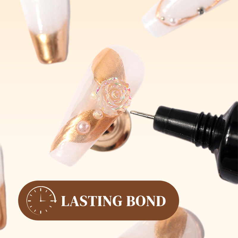 📣Limited Time Buy 3 Get 3 Free💅Transparent Nail Art Adhesive with Precision Dispenser--DIY Your Favourite Nails