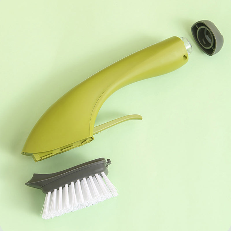 🧼50% Off All Kitchen Supplies🫧Soap Dispensing Dish Brush for Pots & Pans
