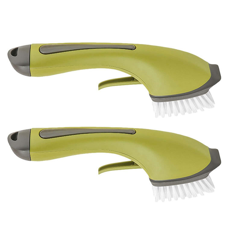 🧼50% Off All Kitchen Supplies🫧Soap Dispensing Dish Brush for Pots & Pans