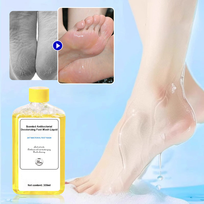 📣The Summer Hot Sale(Buy 3 Get 1 Free) 🫧 Scented Antibacterial Deodorizing Foot Wash Liquid