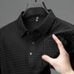 👕Men’s Textured Short-Sleeve Shirt🌬️ Comfortable and Breathable, Stylish Texture, Perfect for Business and Casual Wear!