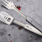 🔥Hot sale 🥓3-in-1 Camping BBQ Grill Utensils Home Fork Spatula Clip(BUY 2✈️ Free shipping）