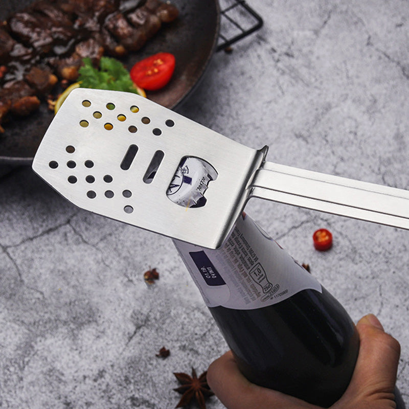 🔥Hot sale 🥓3-in-1 Camping BBQ Grill Utensils Home Fork Spatula Clip(BUY 2✈️ Free shipping）