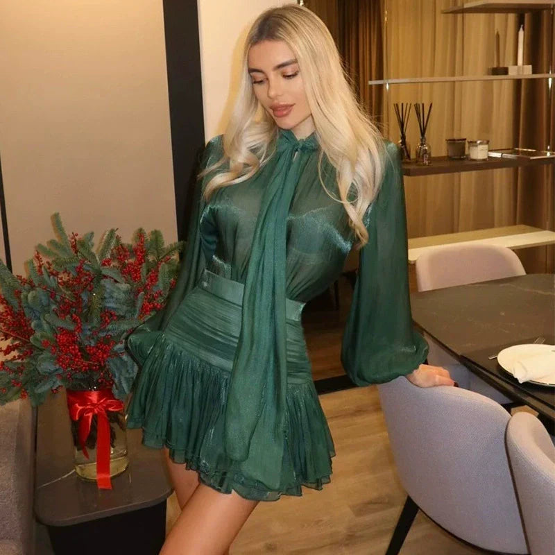 🎀Limited Time 36% OFF🎀 Fashion Bowknot Top High Waist Half-body Skirt Casual Set - Elegant bow design, high-waist cut, perfect for a stylish summer look!
