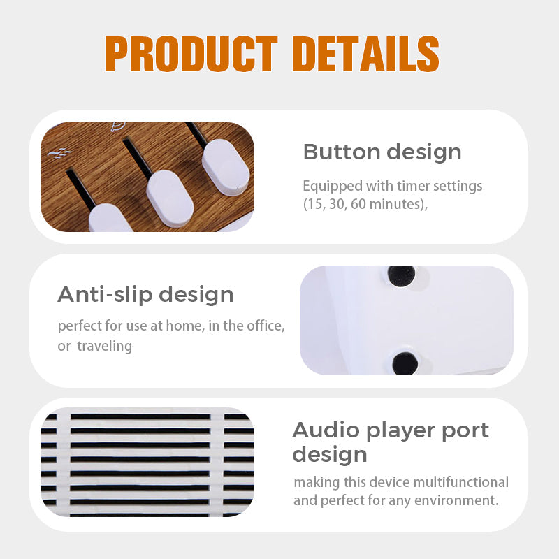 🌊White Noise Machine⛈️Portable Sleep Sound Therapy Device😪