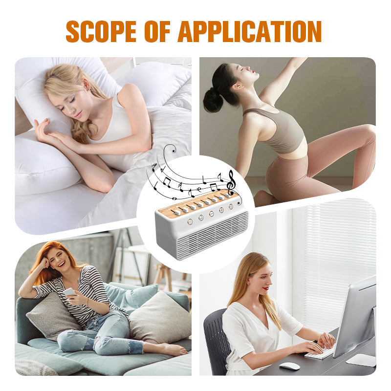 🌊White Noise Machine⛈️Portable Sleep Sound Therapy Device😪