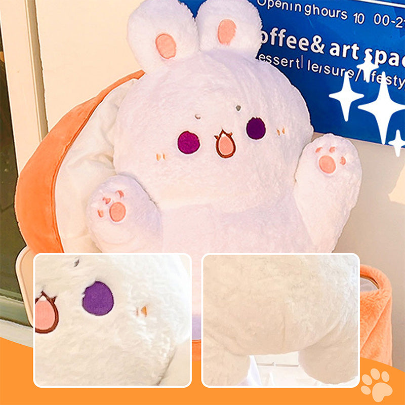 🎁Hot Sale 50% OFF🐱🐰Kitty Bunny Puppy Plush Pillow Dolls🧸 Adorable Design, Soft and Cozy, The Perfect Playmate for Kids!