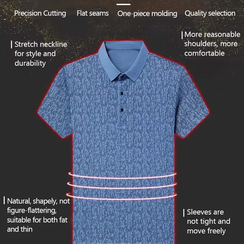 👔🎁Father's Day Special💪 60% OFF - Men's Breathable & Soft Short Sleeve Shirt Made with Supima Cotton - The perfect gift for the man who deserves the best!