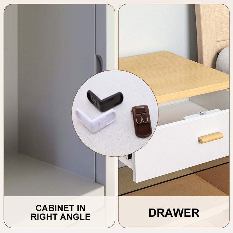 🔥 Hot Sale 🔥Self-Adhesive Baby Safety Drawer Lock