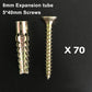 🔥Hot Sale🔥 Upgraded Serrated Iron Expansion Screw